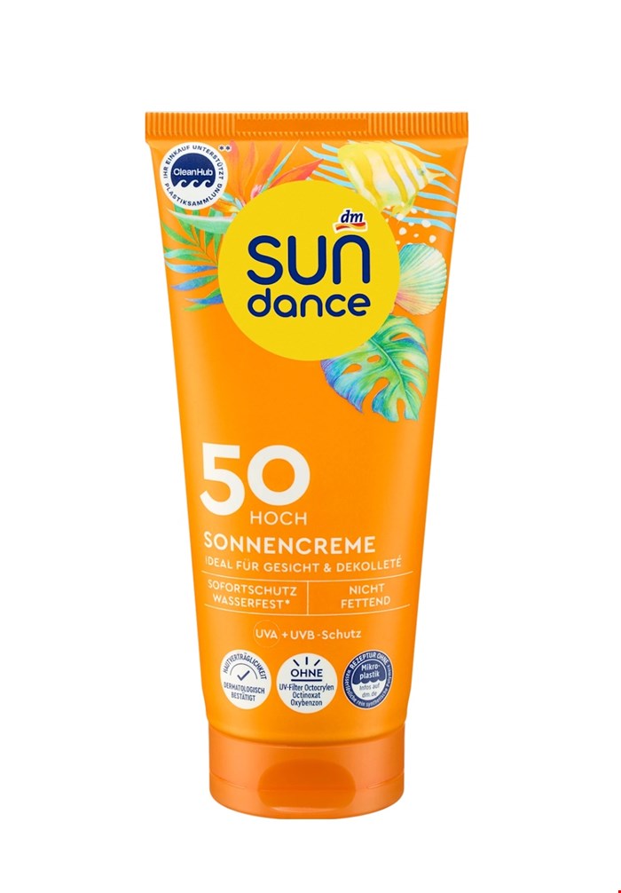 کرم ضد آفتاب سان‌دَنس SPF 50، حجم ۱۰۰ میلی‌لیتر