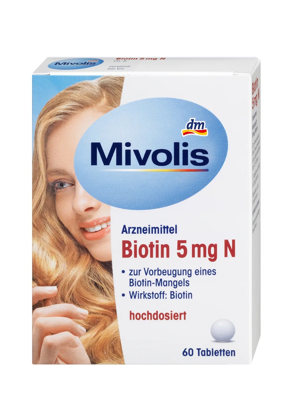 Mivolis Biotin 5 mg N, Tabletten, 60 St
