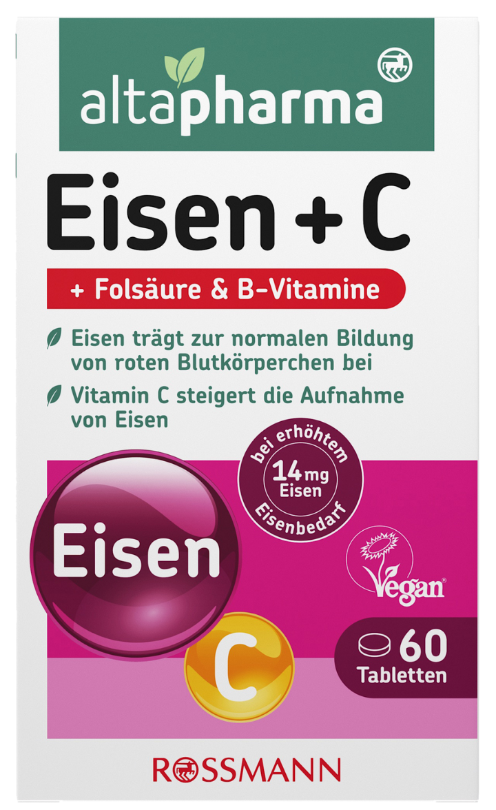 altapharma Eisen+ C Tabletten -60