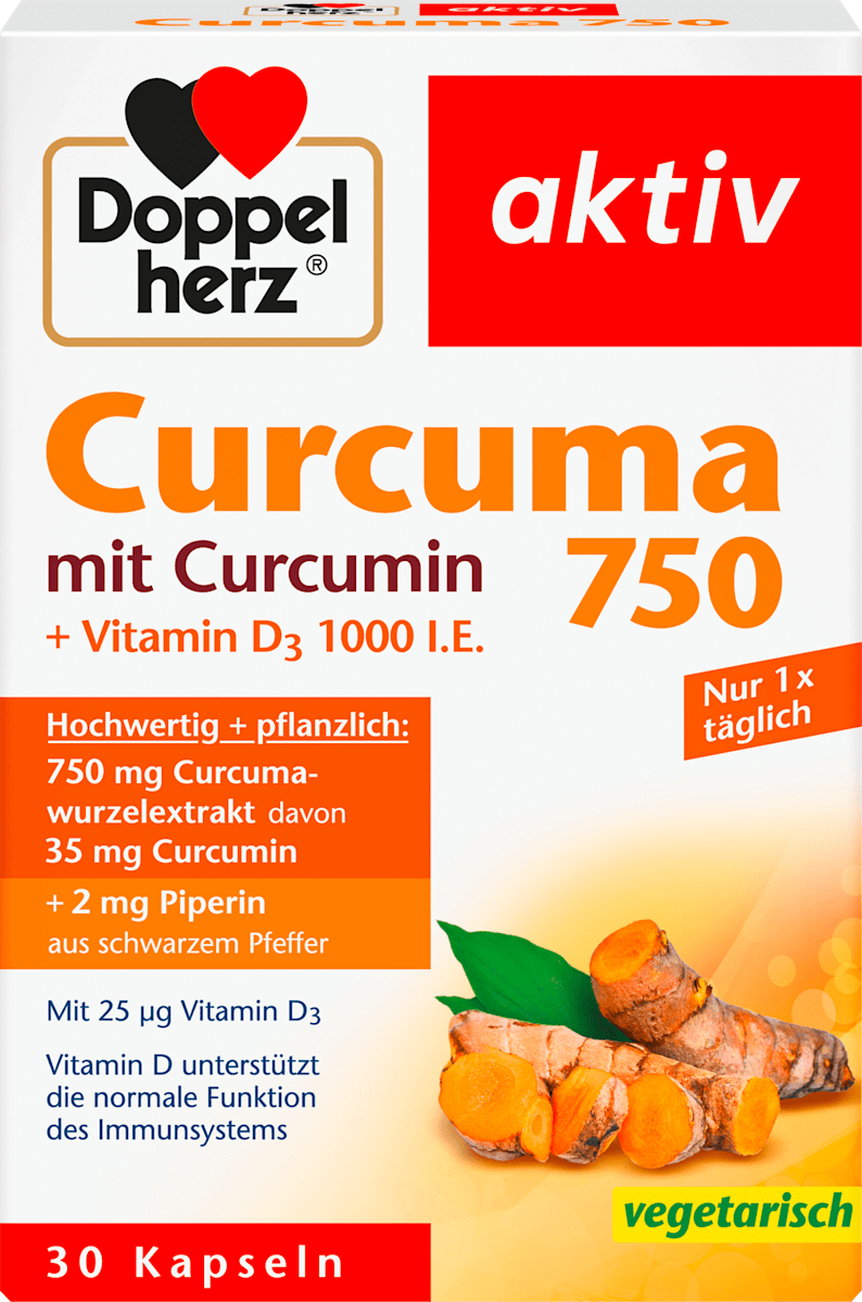 Doppelherz Curcuma 750 capsules 30 pcs
