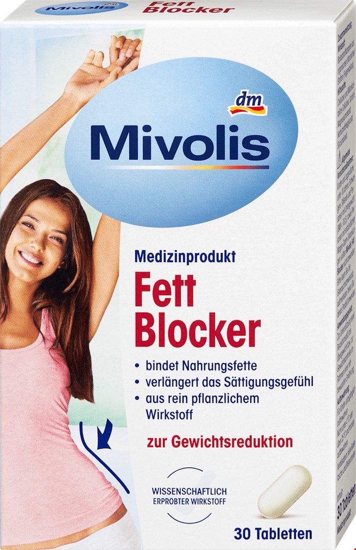 قرص مسدود کننده چربی میوولیس (Mivolis Fett-Blocker Tabletten)_ ۳۰ عددی