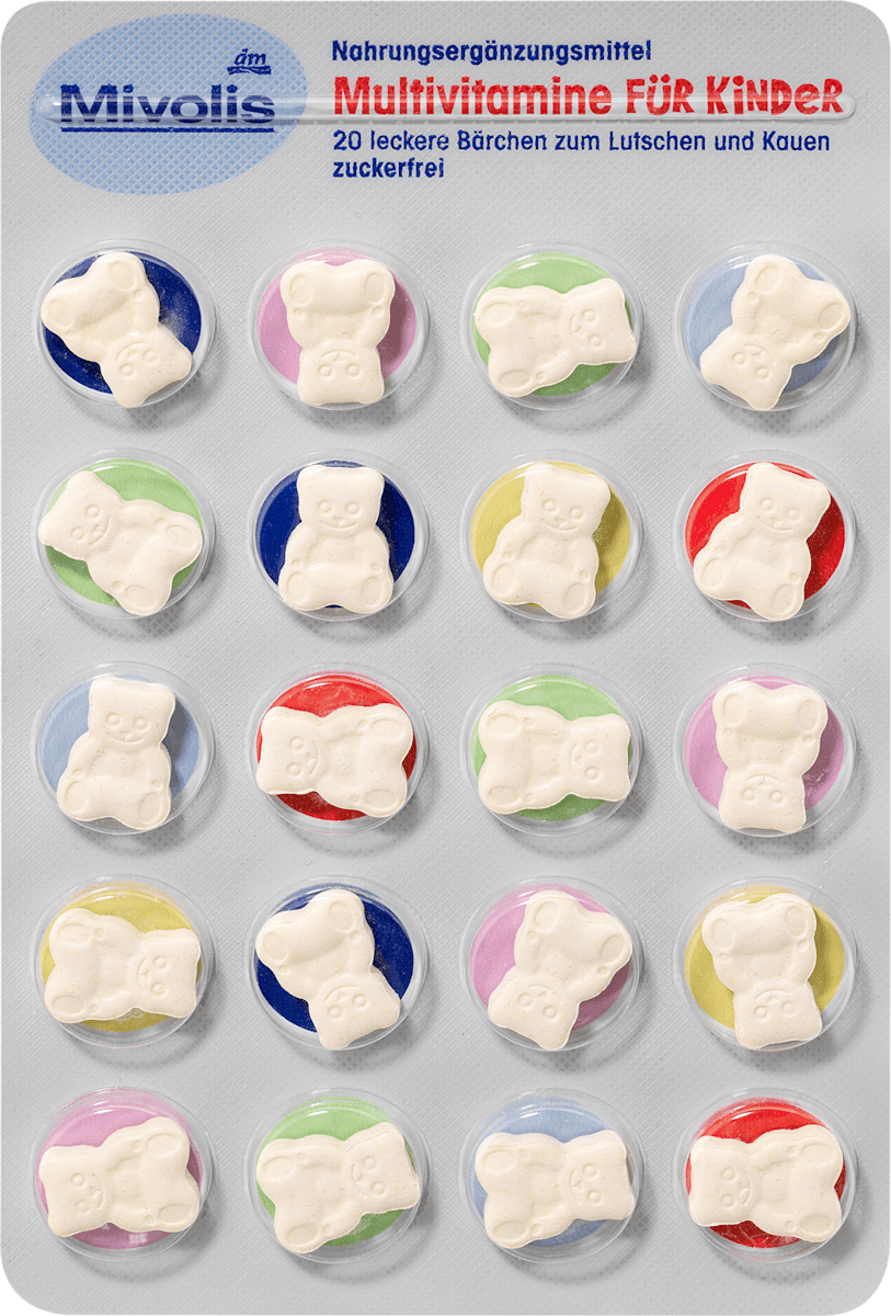 Mivolis Multivitamine für Kinder Kautabletten 