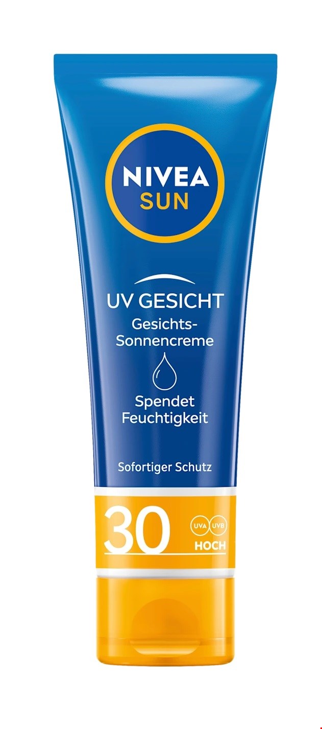  کرم ضد آفتاب صورت نیوآ مدل محافظت و مراقبت SPF 30، حجم ۵۰ میلی‌لیتر