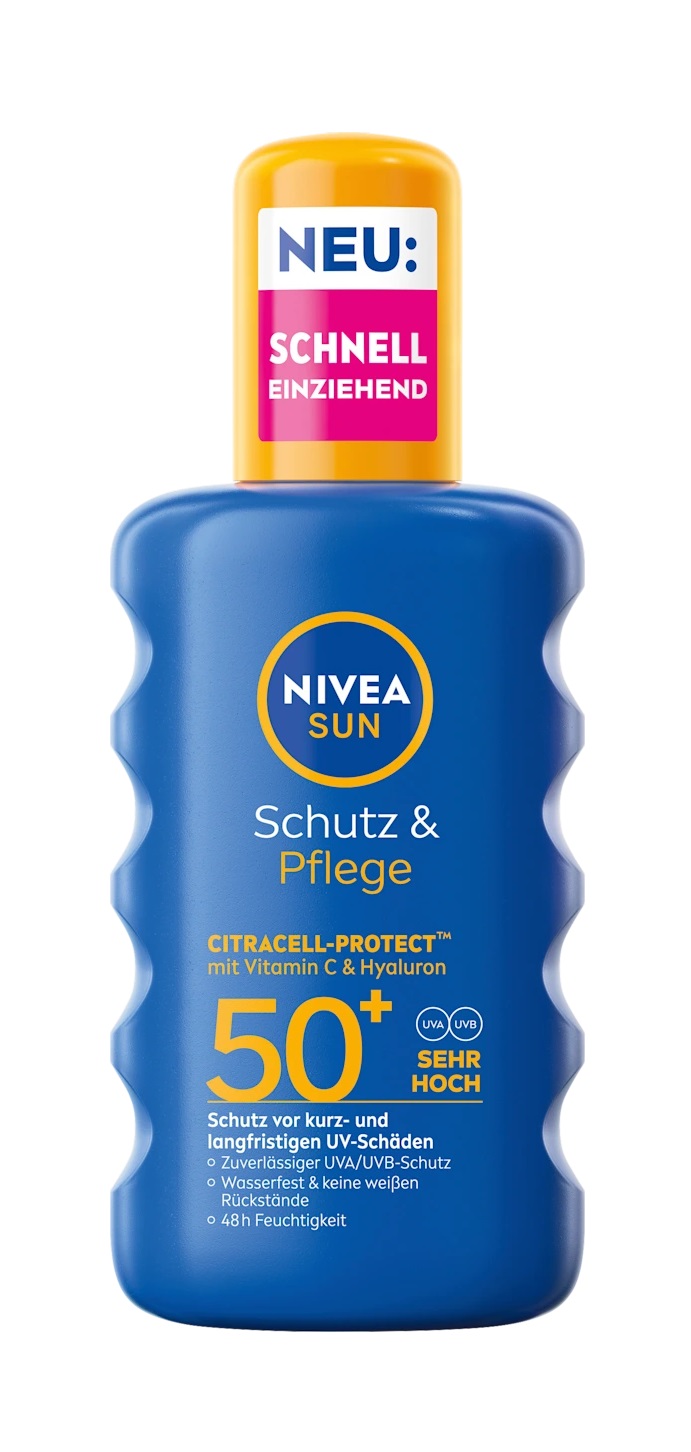 NIVEA SUN Sun Spray Protection & Care SPF 50+, 200 ml