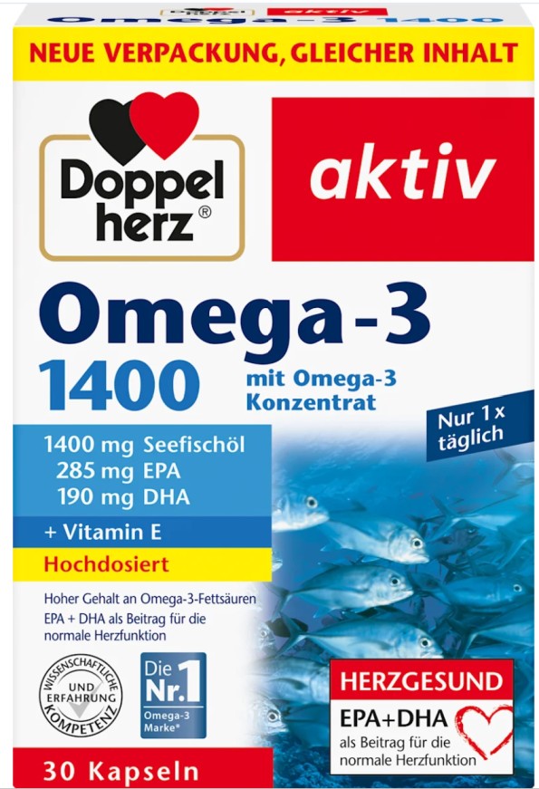 Doppelherz Omega-3 1400 Capsules 30 pcs