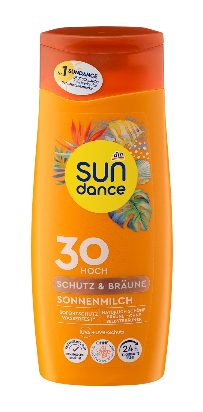 SUNDANCE Sun Milk Protection & Tan, SPF 30, 200 ml