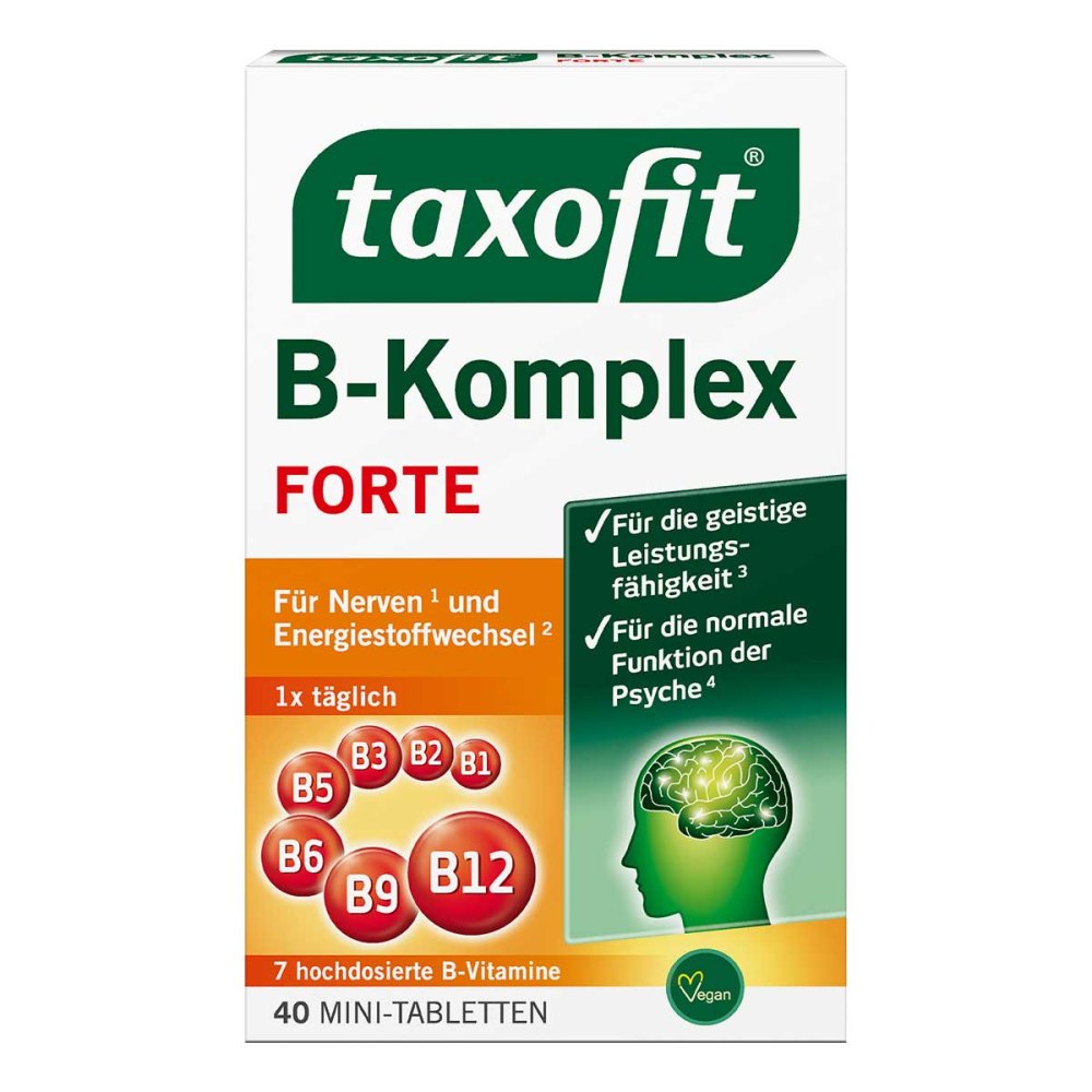 Taxofit Vitamin B complex tablets 40 pcs