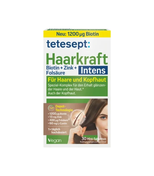 قرص تقویت مو تتسپت Haarkraft Intens 30 عدد | tetesept