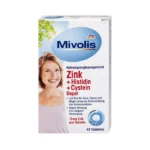 قرص زینک 15 میلی‌گرم + هیستیدین + سیستئین میوولیس Mivolis Zink 15 + Histidin + Cystein