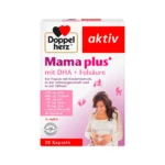 کپسول بارداری Doppelherz Mama Plus حاوی DHA و فولیک اسید ۳۰ عدد