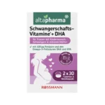 مکمل دوران بارداری آلتافارما Altapharma Schwangerschafts-Vitamine + DHA حاوی اسید فولیک، آهن و امگا ۳، بسته ۳۰ قرص و ۳۰ سافت‌ژل