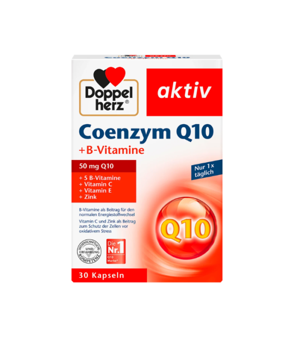 کپسول کوآنزیم Q10 + ویتامین B + زینک + ویتامین C دوپل هرتز