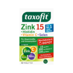 قرص زینک + هیستیدین + ویتامین C + سلنیوم تکسوفیت | 40 عدد