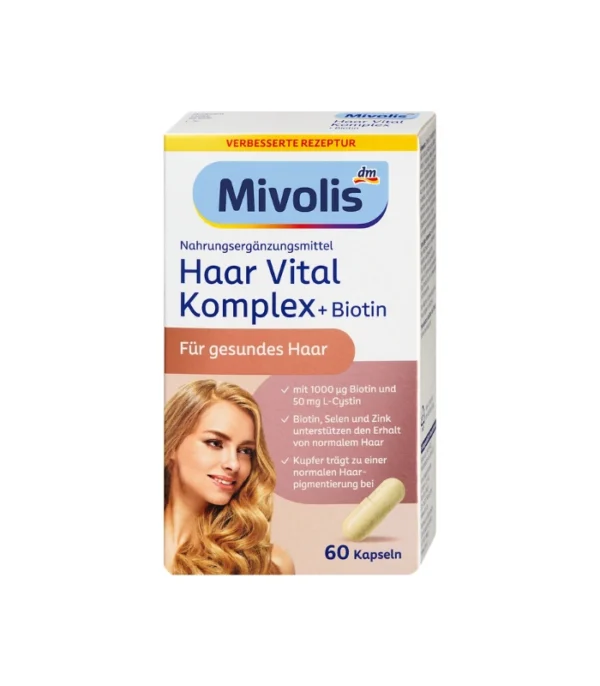 مکمل تقویت مو Mivolis با بیوتین