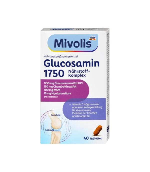 قرص گلوکوزامین ۱۷۵۰ Mivolis – ۴۰ عدد